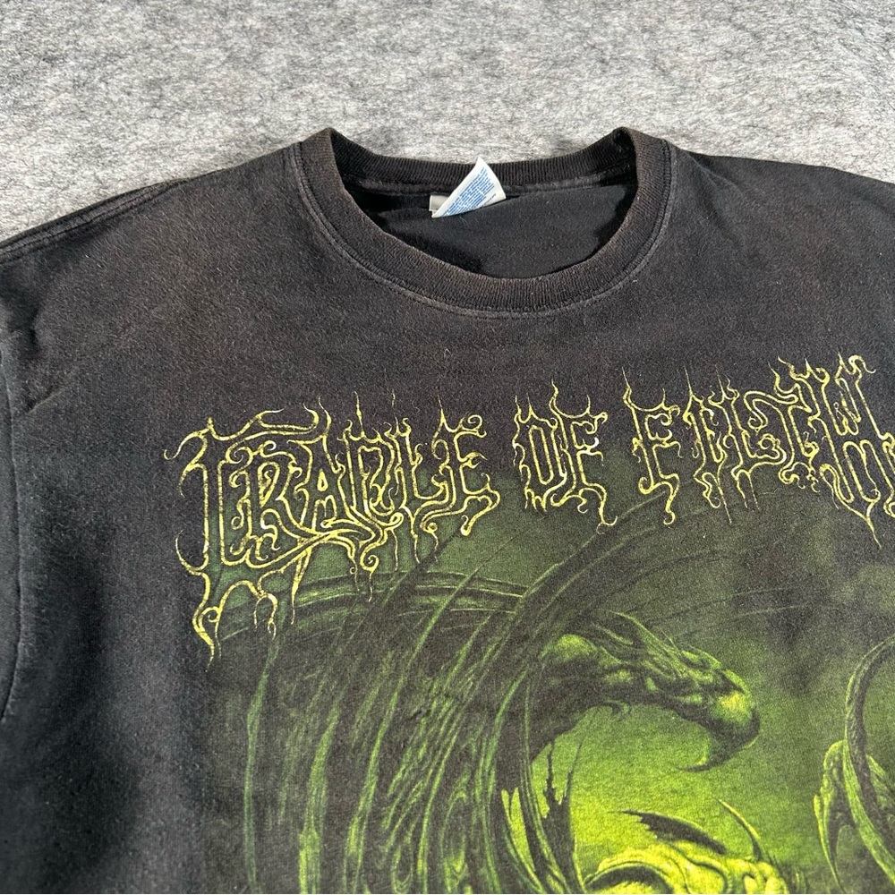 Vintage Cradle Of Filth Shirt Men Medium Black Metal Band Mother Of Abominations - Picture 2 of 9